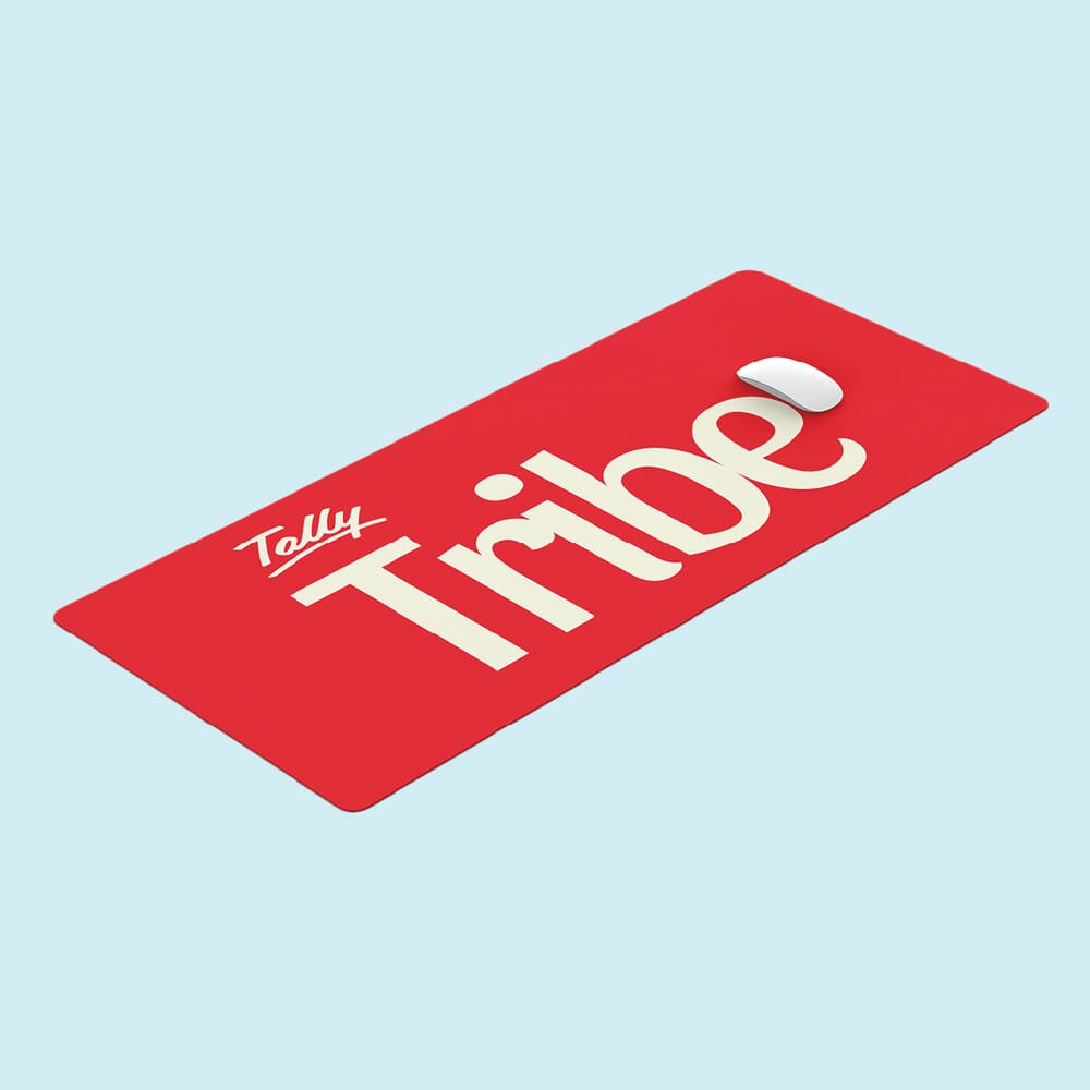 TallyTribe Large Desh Mat Red